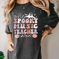Spooky Music Teacher Halloween Music Teaching Men Women Women's Comfort Colors T-Shirt Pepper Spooky Music Teacher Halloween Music Teaching Men Women Women's Comfort Colors T-Shirt Pepper