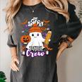 Spooky Para Crew Ghost Halloween Paraprofessional Teacher Women's Comfort Colors T-Shirt Pepper Spooky Para Crew Ghost Halloween Paraprofessional Teacher Women's Comfort Colors T-Shirt Pepper