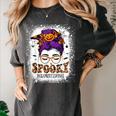 Spooky Paraprofessional Life Halloween Messy Bun Teacher For Men Women Women's Comfort Colors T-Shirt Pepper Spooky Paraprofessional Life Halloween Messy Bun Teacher For Men Women Women's Comfort Colors T-Shirt Pepper