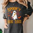 Spooky Science Teacher Ghost Halloween School Women Women's Comfort Colors T-Shirt Pepper