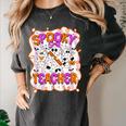 Spooky Teacher Ghost Pencil Teacher Halloween Teacher Women's Comfort Colors T-Shirt Pepper Spooky Teacher Ghost Pencil Teacher Halloween Teacher Women's Comfort Colors T-Shirt Pepper