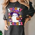 Spooky Teacher Halloween Cute Halloween Teacher Ghost Women's Comfort Colors T-Shirt Pepper Spooky Teacher Halloween Cute Halloween Teacher Ghost Women's Comfort Colors T-Shirt Pepper