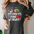 My Students Stole My Heart School Teacher Christmas Men Women Kids Women's Comfort Colors T-Shirt Pepper My Students Stole My Heart School Teacher Christmas Men Women Kids Women's Comfort Colors T-Shirt Pepper