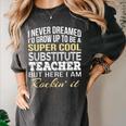 Substitute Teacher T Shirt School Tee Women's Comfort Colors T-Shirt Pepper