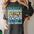 Superhero & Special Education Teacher Men Women Women's Comfort Colors T-Shirt Pepper