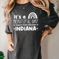Support Public Education Teacher Red For Ed Indiana Women's Comfort Colors T-Shirt Pepper Support Public Education Teacher Red For Ed Indiana Women's Comfort Colors T-Shirt Pepper