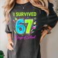I Survived 67 Days Of School 67 Meme Science Teacher Women's Comfort Colors T-Shirt Pepper I Survived 67 Days Of School 67 Meme Science Teacher Women's Comfort Colors T-Shirt Pepper