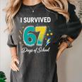 I Survived 67 Days Of School Teachers Students Meme Women's Comfort Colors T-Shirt Pepper I Survived 67 Days Of School Teachers Students Meme Women's Comfort Colors T-Shirt Pepper