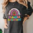 It Takes A Big Heart To Shape Little Minds Teacher Assistant Women's Comfort Colors T-Shirt Pepper It Takes A Big Heart To Shape Little Minds Teacher Assistant Women's Comfort Colors T-Shirt Pepper
