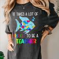 It Takes A Lot Of Sparkle To Be A Teacher Rainbow Fish For Men Women Women's Comfort Colors T-Shirt Pepper