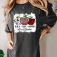 Teach Love Inspire Pre-k Teacher Apple Leopard Red Plain Women's Comfort Colors T-Shirt Pepper Teach Love Inspire Pre-k Teacher Apple Leopard Red Plain Women's Comfort Colors T-Shirt Pepper