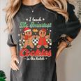 I Teach The Smartest Cookies In The Batch Teacher Christmas For Men Women Kids Women's Comfort Colors T-Shirt Pepper