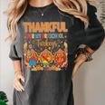 Teach Thanksgiving Teacher Thankful For My Preschool Turkeys Women's Comfort Colors T-Shirt Pepper Teach Thanksgiving Teacher Thankful For My Preschool Turkeys Women's Comfort Colors T-Shirt Pepper