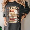 I Teach History Month Black Teacher Melanin Women's Comfort Colors T-Shirt Pepper