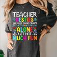 Teacher Besties Because Going Crazy Alone Is Not Fun Women's Comfort Colors T-Shirt Pepper Teacher Besties Because Going Crazy Alone Is Not Fun Women's Comfort Colors T-Shirt Pepper