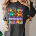 Teacher We Are Like A Box Of Crayons Back To School Men Women Kids Women's Comfort Colors T-Shirt Pepper Teacher We Are Like A Box Of Crayons Back To School Men Women Kids Women's Comfort Colors T-Shirt Pepper