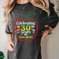Teacher Celebrating 30 Years Of Teaching Students School Women's Comfort Colors T-Shirt Pepper Teacher Celebrating 30 Years Of Teaching Students School Women's Comfort Colors T-Shirt Pepper