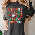 Teacher Christmas Alphabet Back To School Holiday Learning Women's Comfort Colors T-Shirt Pepper Teacher Christmas Alphabet Back To School Holiday Learning Women's Comfort Colors T-Shirt Pepper