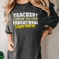 Teacher Educational Superhero School Teachers Women's Comfort Colors T-Shirt Pepper Teacher Educational Superhero School Teachers Women's Comfort Colors T-Shirt Pepper