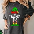 Teacher Elf Matching Family Christmas Women Men Women's Comfort Colors T-Shirt Pepper Teacher Elf Matching Family Christmas Women Men Women's Comfort Colors T-Shirt Pepper