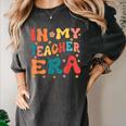 In My Teacher Era First Day Of School Back To School Retro Women's Comfort Colors T-Shirt Pepper