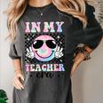 In My Teacher Era Groovy Tie Dye Back To School Cute Teacher Women's Comfort Colors T-Shirt Pepper In My Teacher Era Groovy Tie Dye Back To School Cute Teacher Women's Comfort Colors T-Shirt Pepper