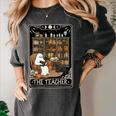 The Teacher Ghost Book Reading Books Lover Halloween Women's Comfort Colors T-Shirt Pepper The Teacher Ghost Book Reading Books Lover Halloween Women's Comfort Colors T-Shirt Pepper