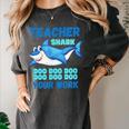 Teacher Shark Do Your Work Women's Comfort Colors T-Shirt Pepper Teacher Shark Do Your Work Women's Comfort Colors T-Shirt Pepper