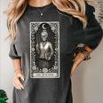 The Teacher Skeleton Tarot Card Women's Comfort Colors T-Shirt Pepper The Teacher Skeleton Tarot Card Women's Comfort Colors T-Shirt Pepper
