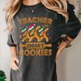 Teacher Of Smart Cookies Gingerbread Christmas Teacher Women's Comfort Colors T-Shirt Pepper Teacher Of Smart Cookies Gingerbread Christmas Teacher Women's Comfort Colors T-Shirt Pepper