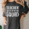 Teacher Squad Shirt Men Women Teacher Team Women's Comfort Colors T-Shirt Pepper