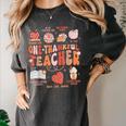 Teacher Thanksgiving Shirt Women One Thankful Teacher Fall Women's Comfort Colors T-Shirt Pepper