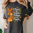 Teacher Thanksgiving I Teach The Cutest Turkeys In The Patch Women's Comfort Colors T-Shirt Pepper Teacher Thanksgiving I Teach The Cutest Turkeys In The Patch Women's Comfort Colors T-Shirt Pepper