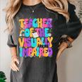 Teacher Of The Visually Impaired Blindness Awareness Women's Comfort Colors T-Shirt Pepper