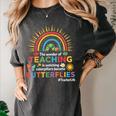 Teacher The Wonder Of Teaching Is Watching Caterpillar Women's Comfort Colors T-Shirt Pepper Teacher The Wonder Of Teaching Is Watching Caterpillar Women's Comfort Colors T-Shirt Pepper