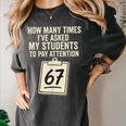 Teachers 67 Meme Women's Comfort Colors T-Shirt Pepper Teachers 67 Meme Women's Comfort Colors T-Shirt Pepper