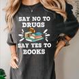 Teachers Red Ribbon Week Say No To Drugs Say Yes To Books Women's Comfort Colors T-Shirt Pepper Teachers Red Ribbon Week Say No To Drugs Say Yes To Books Women's Comfort Colors T-Shirt Pepper