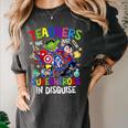 Teachers Are Superheroes Back To School Women's Comfort Colors T-Shirt Pepper