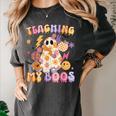 Teaching My Boos Ghost Halloween Costumes Teacher Men Women Women's Comfort Colors T-Shirt Pepper Teaching My Boos Ghost Halloween Costumes Teacher Men Women Women's Comfort Colors T-Shirt Pepper