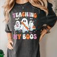 Teaching My Boos Teacher Cute Ghost Teacher Halloween Women's Comfort Colors T-Shirt Pepper Teaching My Boos Teacher Cute Ghost Teacher Halloween Women's Comfort Colors T-Shirt Pepper