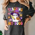 Teaching My Boos Teacher Ghost Teach Halloween Teacher Women's Comfort Colors T-Shirt Pepper Teaching My Boos Teacher Ghost Teach Halloween Teacher Women's Comfort Colors T-Shirt Pepper