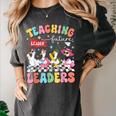 Teaching Future Leaders Groovy Teacher Back To School Women's Comfort Colors T-Shirt Pepper Teaching Future Leaders Groovy Teacher Back To School Women's Comfort Colors T-Shirt Pepper