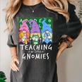 Teaching My Little Gnomies With Gnome For Teacher Women Women's Comfort Colors T-Shirt Pepper