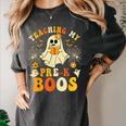 Teaching My Pre-K Boos Crew Teachers Halloween Ghost Women's Comfort Colors T-Shirt Pepper