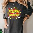 Teaching Is My Superpower Retro Comic Teacher Women's Comfort Colors T-Shirt Pepper Teaching Is My Superpower Retro Comic Teacher Women's Comfort Colors T-Shirt Pepper