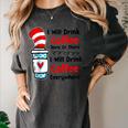 Teaching I Will Drink Coffee Here Or There Teacher Women's Comfort Colors T-Shirt Pepper Teaching I Will Drink Coffee Here Or There Teacher Women's Comfort Colors T-Shirt Pepper