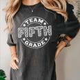 Team Fifth Grade Teacher Student Squad Team 5th Grade School Women's Comfort Colors T-Shirt Pepper Team Fifth Grade Teacher Student Squad Team 5th Grade School Women's Comfort Colors T-Shirt Pepper