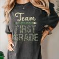 Team First Grade Camo 1st Grade Teacher Camouflage Women's Comfort Colors T-Shirt Pepper Team First Grade Camo 1st Grade Teacher Camouflage Women's Comfort Colors T-Shirt Pepper