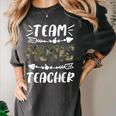 Team Music Teacher Camo Teacher Student Back To School Women's Comfort Colors T-Shirt Pepper Team Music Teacher Camo Teacher Student Back To School Women's Comfort Colors T-Shirt Pepper