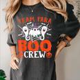 Team Para Boo Crew Halloween Ghost Paraprofessional Teacher Women's Comfort Colors T-Shirt Pepper Team Para Boo Crew Halloween Ghost Paraprofessional Teacher Women's Comfort Colors T-Shirt Pepper